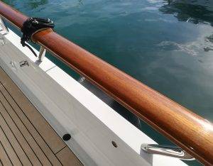 hand rails superyacht clear protection