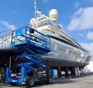 Superyacht exterior wrapping